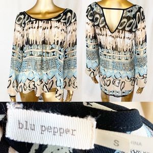 Blu Pepper Blouse